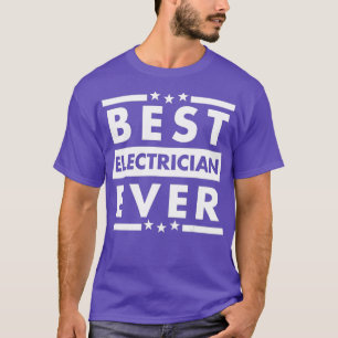 Vintage Best ELECTRICIAN Ever Worlds greatest T-Shirt