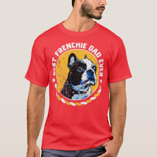 Vintage Best Frenchie Dad Ever T-Shirt