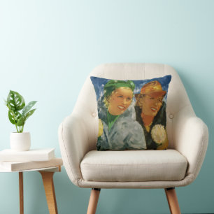Vintage Best Friends! Elegant and Stylish Women Cushion