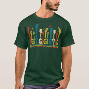 Vintage Best Gigi Ever Mummy Guitar Mother's Day R T-Shirt