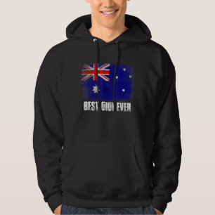 Vintage Best Gigi Ever Women Retro Australia Flag Hoodie