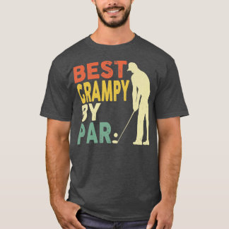 Vintage Best Grampy By Par Golfing Fathers Day Gif T-Shirt