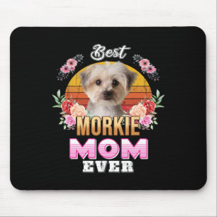 Vintage Best Morkie Mum Ever Mothers Day For Dog M Mouse Pad