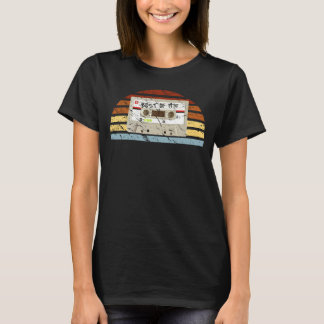 Vintage Best of 1975 White Cassette Tape T-Shirt
