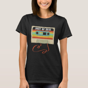 Vintage Best Of 2016 Cassette 6th Birthday Girls B T-Shirt