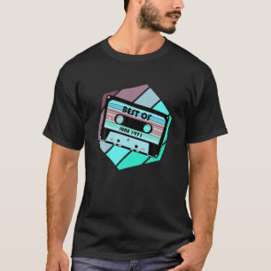 Vintage Best of June 1971 Cassette Retro Birthday  T-Shirt