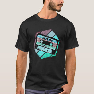 Vintage Best of June 1975 Cassette Retro Birthday T-Shirt