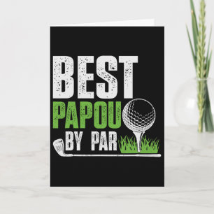 Vintage Best Papou By Par Gifts For Fathers Day Go Card