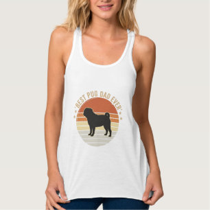 Vintage Best Pug Dad Ever Dog Lover Shirt Design_1