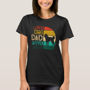Vintage Best Shiba Inu Ever  Father S Day For Dad  T-Shirt