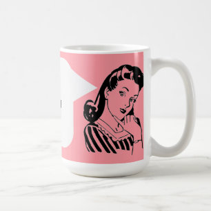 Vintage Betty - Snarky Secretary Personalised Mug