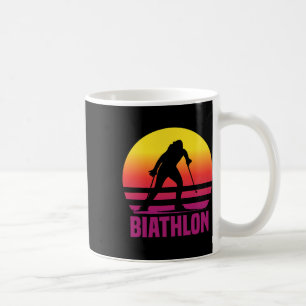 Vintage Biathlon Idea Regalo Sport Inverno  Coffee Mug