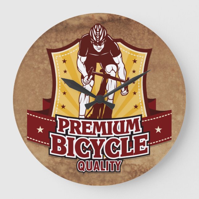 Vintage Bicycle 10 Clock Options (Front)