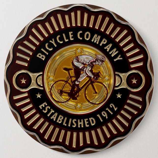 Vintage Bicycle 11 Buttons (Front)