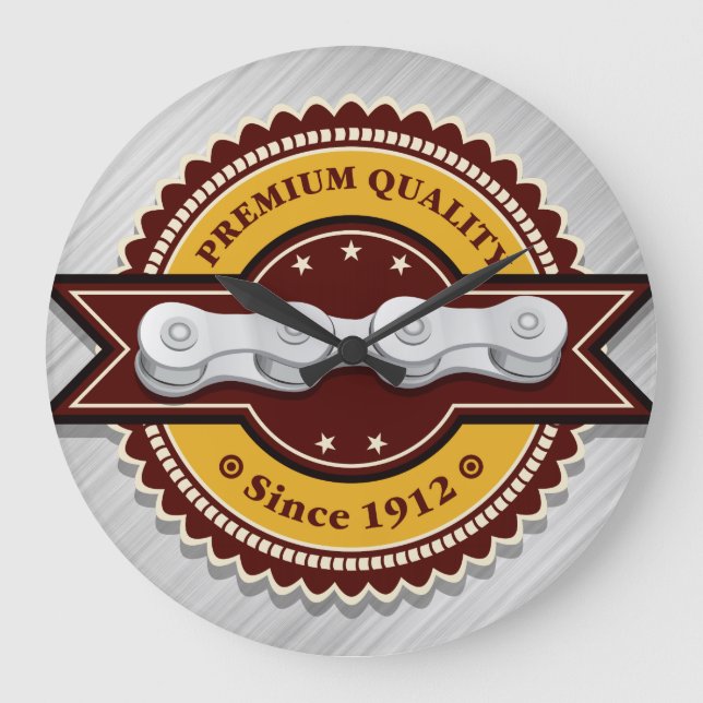 Vintage Bicycle 13 Clock Options (Front)