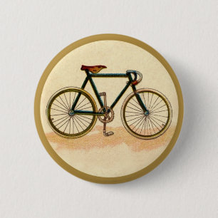 Vintage Bicycle 6 Cm Round Badge