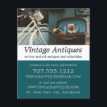 Vintage Bicycle, Antique Dealer, Store Flyer<br><div class="desc">Vintage Bicycle,  Antique Dealer/Store Advertising Flyers By The Business Card Store.</div>