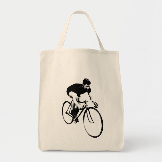 Vintage Bicycle Canvas Tote Bag (Front)