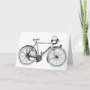Vintage Bicycle Card