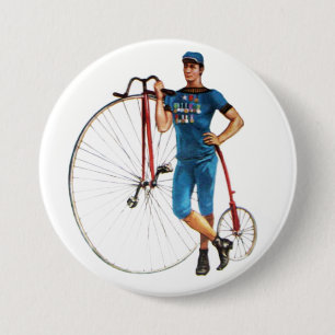 Vintage Bicycle Championship 7.5 Cm Round Badge