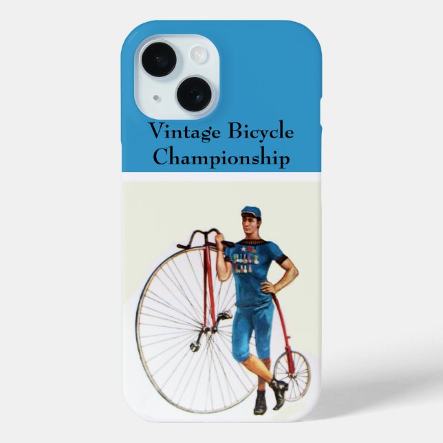 Vintage Bicycle Championship Case-Mate iPhone Case (Back)