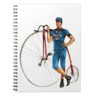 Vintage Bicycle Championship Spiral Notebook