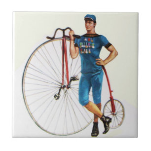 Vintage Bicycle Championship Tile