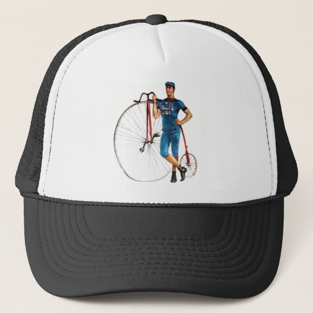 Vintage Bicycle Championship Trucker Hat (Front)
