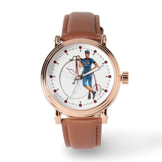 Vintage Bicycle Championship Watch (Front)