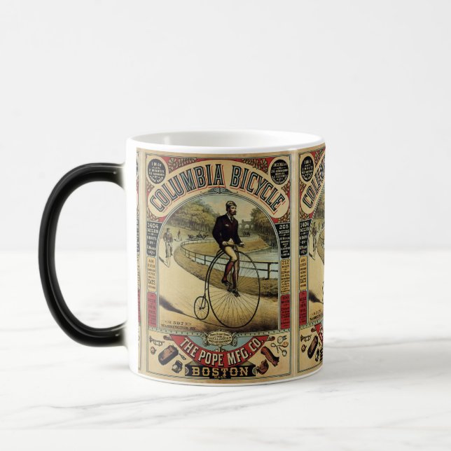 Vintage Bicycle Classic  Magic Mug (Left)