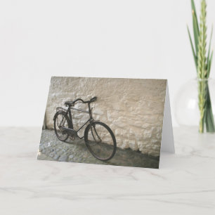 Vintage Bicycle Greeting Card