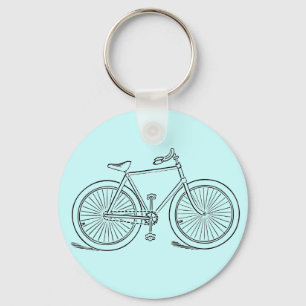 Vintage Bicycle Key Chain