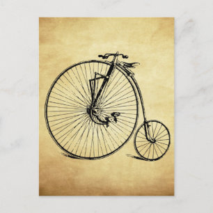 Vintage Bicycle Postcard
