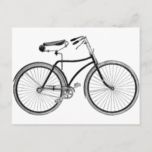 Vintage Bicycle Postcard