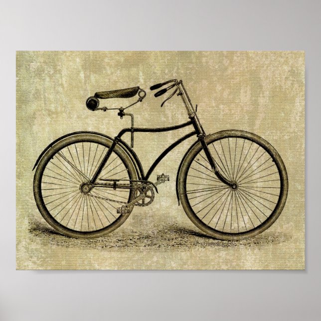 Vintage bicycle poster (Front)