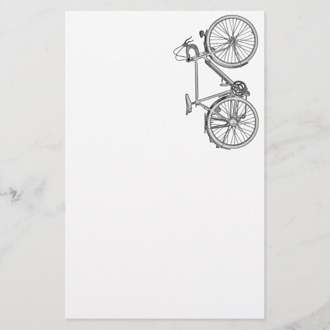 Vintage Bicycle Stationery (Front)