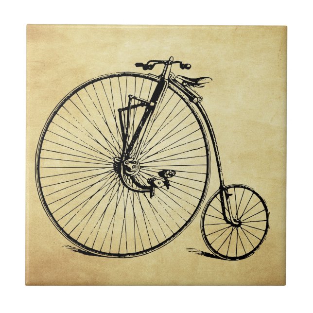 Vintage Bicycle Tile (Front)