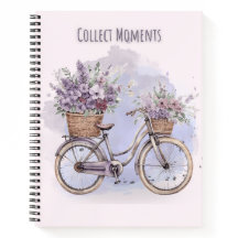 Vintage Bicycle with Flowers – Watercolor