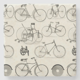 Vintage Bicycles Stone Coaster