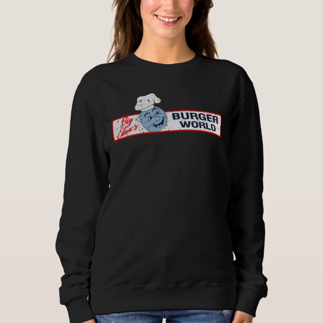 Vintage Big Edna's Burger World Sweatshirt (Front)