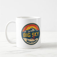 Vintage BIG SKY Montana Ski resort Bozeman mountai