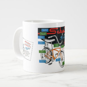Vintage Bike Ad Large Coffee Mug