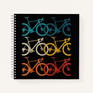 Vintage Bike Cycling Road Bike Racing Bicycle Notebook