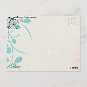 Vintage Bike Postcard