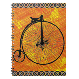 Vintage Bike Spiral Notebook