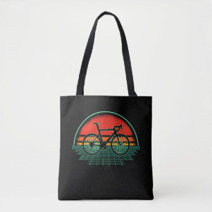 Vintage Bike Vaporwave Retro Bicycle 80s Style Tote Bag