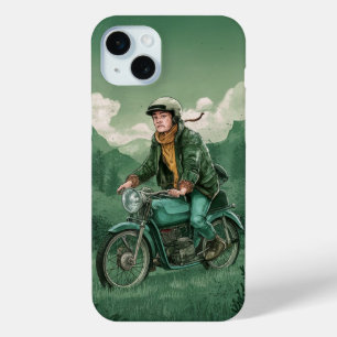 Vintage Biker iPhone 15 Mini Case