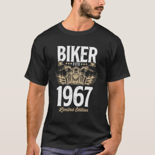 Vintage Biker  Men Women Motorcycle  Born In 1967 T-Shirt