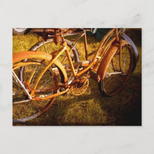 Vintage Bikes Postcard
