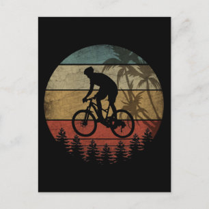 VINTAGE BIKING POSTCARD